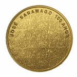 Portugal 7,50€ 100 Anos Saramago 2022 Ouro Proof 